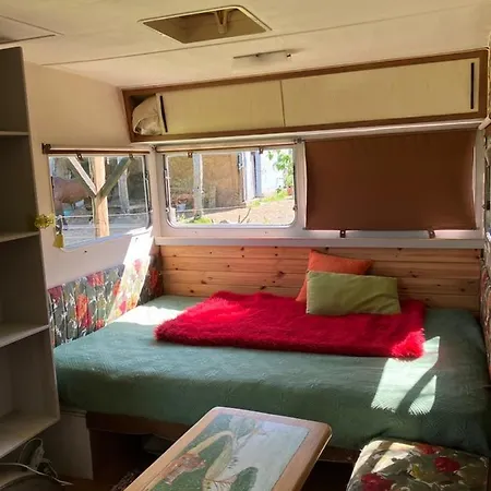 Camping Unique 70s Caravan, Calm And Relaxed *